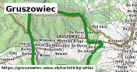 ikona Turistická mapa turisticky-atlas v gruszowiec