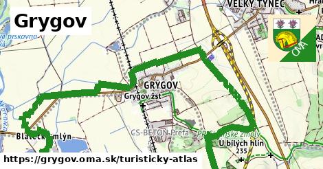 ikona Turistická mapa turisticky-atlas v grygov