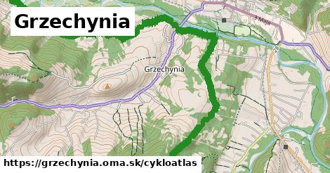 ikona Grzechynia: 8,2 km trás cykloatlas v grzechynia