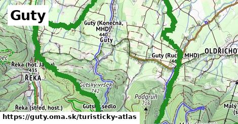 ikona Turistická mapa turisticky-atlas v guty