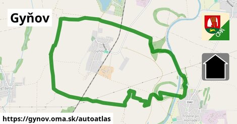 ikona Mapa autoatlas v gynov