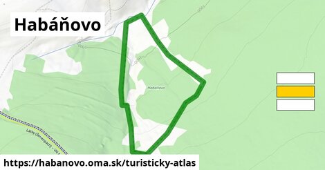 ikona Turistická mapa turisticky-atlas v habanovo