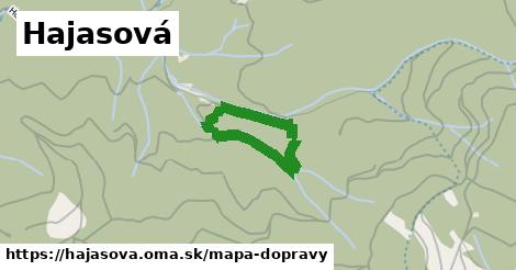 ikona Hajasová: 0 m trás mapa-dopravy v hajasova