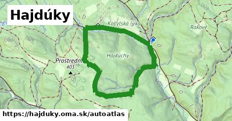 ikona Mapa autoatlas v hajduky