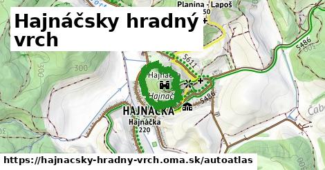 ulice v Hajnáčsky hradný vrch