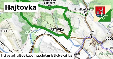 ikona Turistická mapa turisticky-atlas v hajtovka