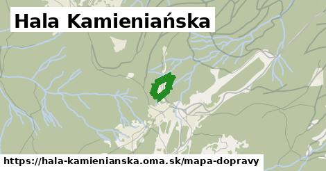 ikona Hala Kamieniańska: 0 m trás mapa-dopravy v hala-kamienianska