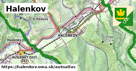 ikona Mapa autoatlas v halenkov