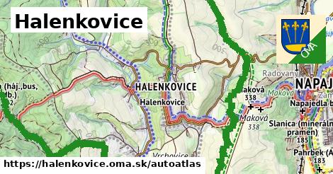 ikona Mapa autoatlas v halenkovice