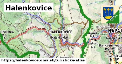 ikona Turistická mapa turisticky-atlas v halenkovice