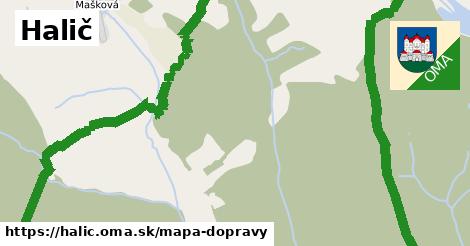 ikona Mapa dopravy mapa-dopravy v halic