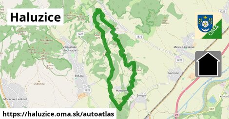 ikona Mapa autoatlas v haluzice