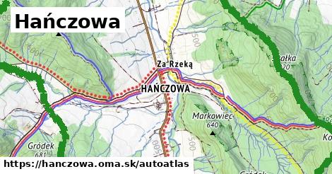 ikona Mapa autoatlas v hanczowa