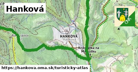 ikona Turistická mapa turisticky-atlas v hankova