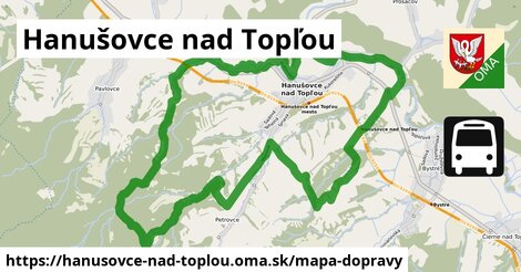 ikona Mapa dopravy mapa-dopravy v hanusovce-nad-toplou