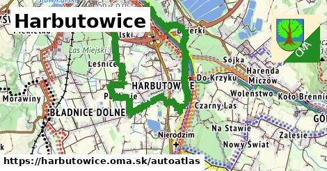 ikona Mapa autoatlas v harbutowice