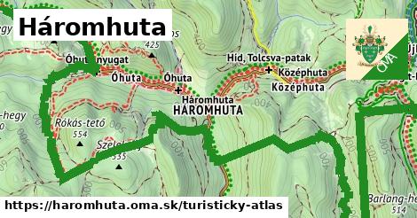 ikona Turistická mapa turisticky-atlas v haromhuta