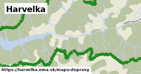 ikona Harvelka: 0 m trás mapa-dopravy v harvelka