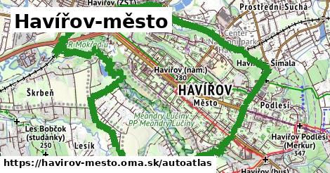 ikona Mapa autoatlas v havirov-mesto