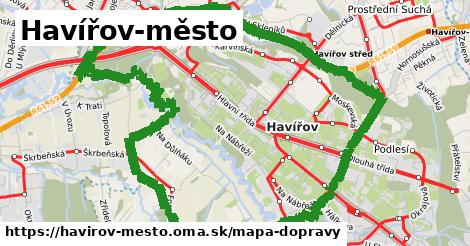 ikona Havířov-město: 181 km trás mapa-dopravy v havirov-mesto