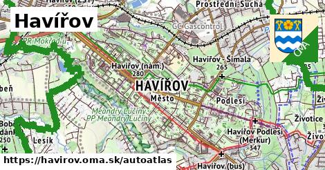 ikona Mapa autoatlas v havirov