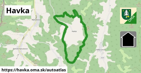 ikona Mapa autoatlas v havka