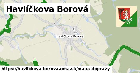 ikona Mapa dopravy mapa-dopravy v havlickova-borova