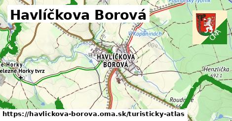 ikona Turistická mapa turisticky-atlas v havlickova-borova