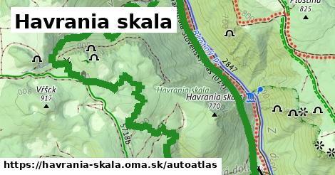 ikona Mapa autoatlas v havrania-skala