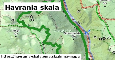 ikona Zimná mapa zimna-mapa v havrania-skala