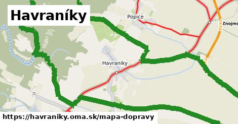 ikona Mapa dopravy mapa-dopravy v havraniky