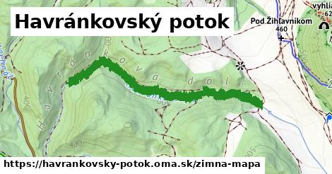 ikona Zimná mapa zimna-mapa v havrankovsky-potok