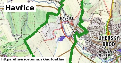 ikona Mapa autoatlas v havrice