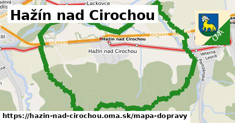 ikona Mapa dopravy mapa-dopravy v hazin-nad-cirochou