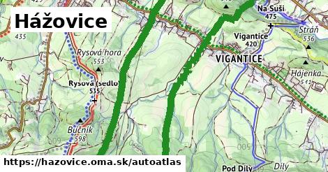 ikona Mapa autoatlas v hazovice