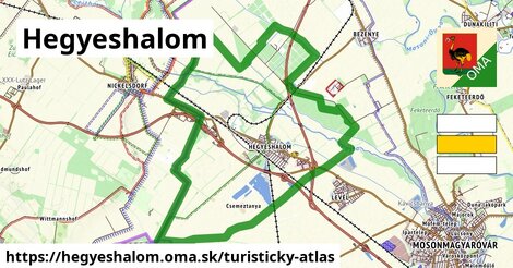 ikona Turistická mapa turisticky-atlas v hegyeshalom