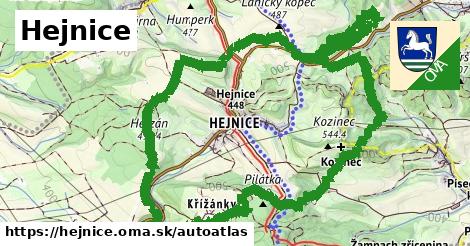 ikona Mapa autoatlas v hejnice