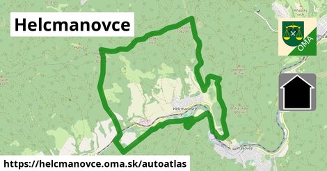 ikona Mapa autoatlas v helcmanovce