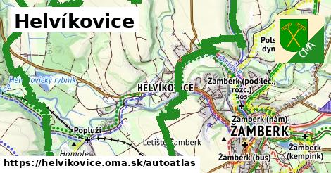 ikona Mapa autoatlas v helvikovice