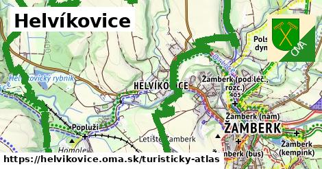 ikona Turistická mapa turisticky-atlas v helvikovice