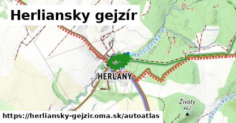 ikona Mapa autoatlas v herliansky-gejzir