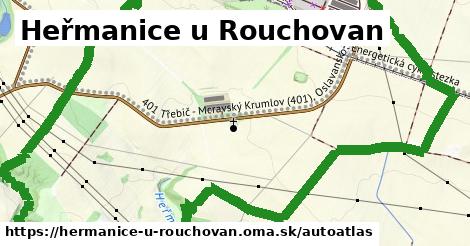 ikona Mapa autoatlas v hermanice-u-rouchovan