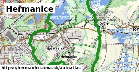 ikona Mapa autoatlas v hermanice