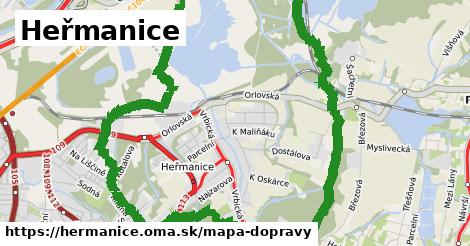 ikona Mapa dopravy mapa-dopravy v hermanice