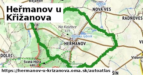 ikona Mapa autoatlas v hermanov-u-krizanova