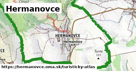 ikona Turistická mapa turisticky-atlas v hermanovce