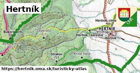 ikona Turistická mapa turisticky-atlas v hertnik