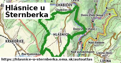 ulice v Hlásnice u Šternberka