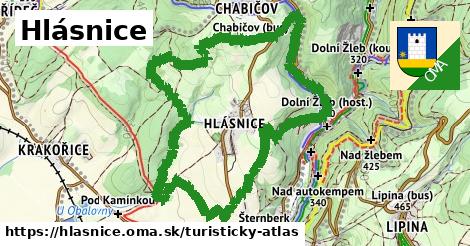 ikona Turistická mapa turisticky-atlas v hlasnice