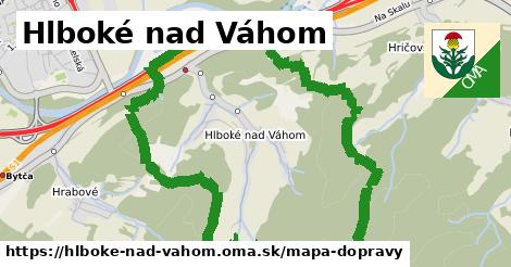 ikona Mapa dopravy mapa-dopravy v hlboke-nad-vahom